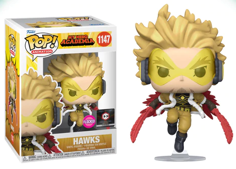 Funko Pop! Animation: My Hero Academia - Hawks (Flocked) (Chalice Collectibles)