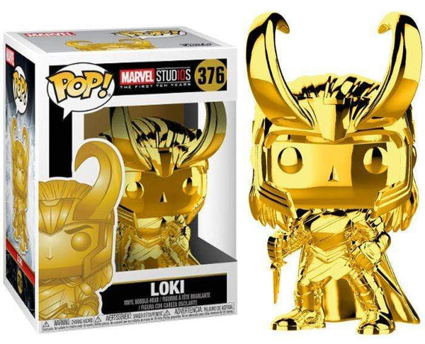 Funko Pop! Marvel: Marvel Studios The First Ten Years - Loki (Gold Chrome)
