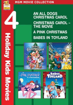 4 Holiday Kids Movies ( An all Dogs Christmas Carol / Christmas Carol the Movie / A Pink Christmas / Babes in Toyland )