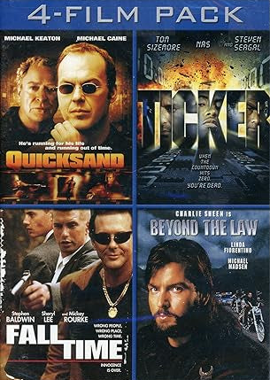4 Film Pack: Quicksand / Ticker / Fall Time / Beyond The Law