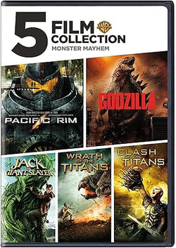 5 Film Collection: Monster Mayhem (Pacific Rim / Godzilla / Jack The Giant Slayer / Wrath Of The Titans / Clash Of The Titans))