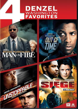 Denzel Washington 4 Favorites: Man on Fire / Out of Time / Unstoppable / The Siege