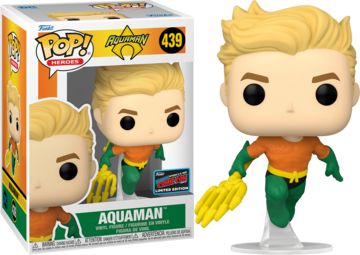 Funko Pop! Heroes - Aquaman (NYCC Sticker 2022)
