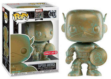 Funko Pop Marvel: 80 Years - Captain America (Target) (Patina)