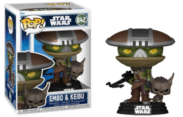 Funko Pop! Star Wars: Mandalorian & Grogu - Embo & Keibu