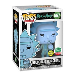 Funko Pop! Animation - Rick And Morty - Hologram Rick Clone (Bucket Of Chicken) (Funko) (GITD)