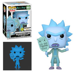 Funko Pop! Animation - Rick And Morty - Hologram Rick Clone (Amazon) (GITD)