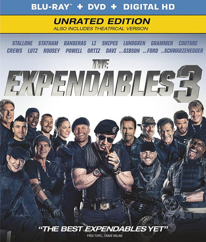 The Expendables 3 (Unrated Edition) [Blu-ray/DVD]