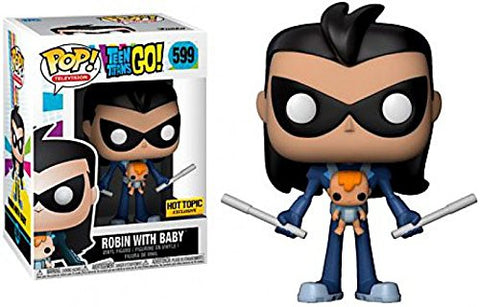 Funko Pop! Television: Teen Titans Go - Robin as Nightwing with Baby (Hot Topic)