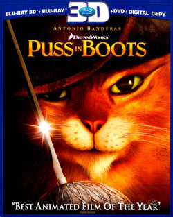 Puss In Boots 3D [Blu-ray 3D/Blu-ray/DVD]