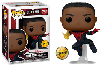 Funko Pop Games: Marvel's Spider-Man Miles Morales (Classic Suit) (Chase)