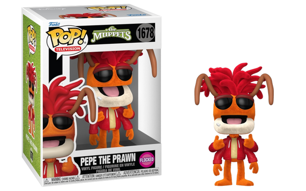 Funko Pop Television: The Muppets - Pepe The Prawn (Flocked)