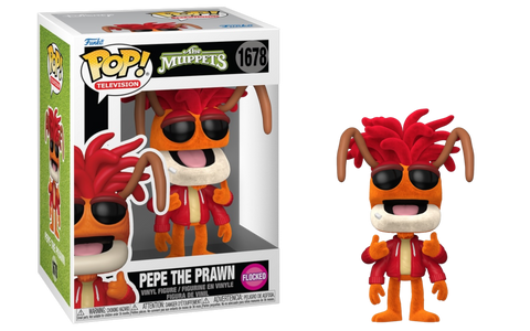 Funko Pop Television: The Muppets - Pepe The Prawn (Flocked)