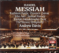 Handel, Kathleen Battle, Florence Quivar, John Aler, Samuel Ramey, Toronto Mendelssohn Choir, Elmer Iseler, Toronto Symphony Orchestra, Andrew Davis