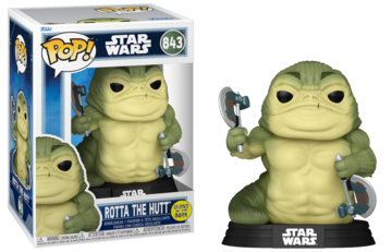 Funko Pop! Star Wars: Mandalorian & Grogu - Rotta the Hutt (Glow-in-the-Dark)