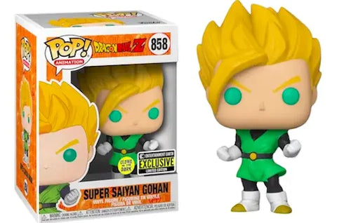 Funko Pop! Animation: Dragon Ball Z - Super Saiyan Gohan (Glow In The Dark) (Entertainment Earth Exclusive)