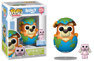 Funko POP! & Buddy: Bluey - Sleepytime Bingo with Floppy Bunny