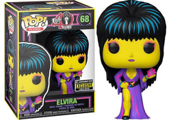 Funko Pop! Icons: Elvira (Black Light) (Entertainment Earth)