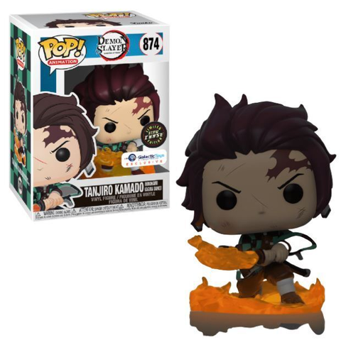 Funko Pop! Animation: Demon Slayer - Tanjiro Kamado (Hinokami Kagura Dance) (Galactic Toys Collectibles) [Chase]