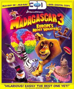 Madagascar 3: Europe's Most Wanted [Blu-ray 3D/Blu-ray/DVD]