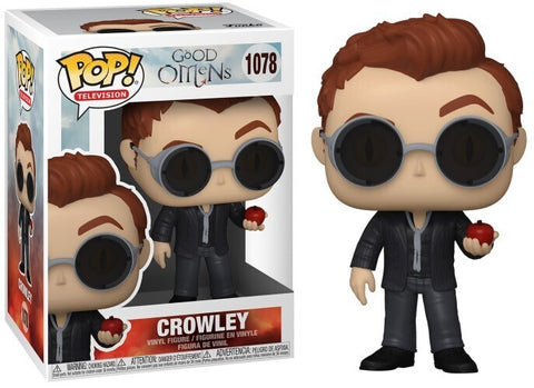 Funko Pop! Television: Good Omens - Crowley with Apple