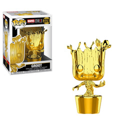 Funko Pop! Marvel: Marvel Studios 10 - Groot (Chrome)