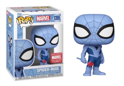 Funko Pop! Marvel: Spider-Man (Blue With a Rose) (Marvel Collector Corps)