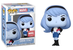 Funko Pop! Marvel: Gwen Stacy (Blue With A Heart) (Marvel Collector Corps)