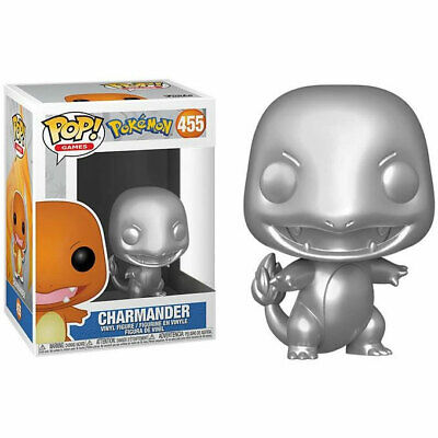 Funko Pop! Games: Pokemon - Charmander (Silver Metallic)