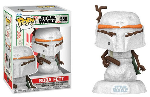 Funko Pop! Star Wars: Holiday Boba Fett Snowman