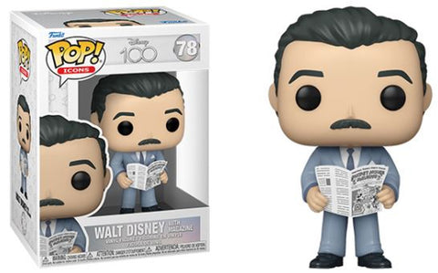 Funko Pop! Disney: Disney 100 - Walt Disney with Magazine