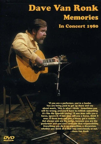 Dave Van Ronk: Memories - In Concert 1980