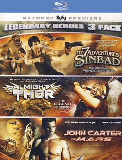Legendary Heroes 3 Pack: The 7 Adventures of Sinbad / Almighty Thor / John Carter of Mars