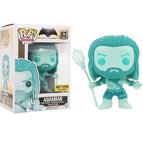 Funko Pop Heroes: Batman Vs Superman (Dawn Of Justice) - Aquaman (Ocean) (Hot Topic)