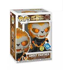 Funko Pop Marvel: Infinity Warps- Ghost Panther (GITD) (GameStop)