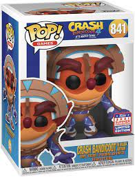 Funko Pop! Games: Crash Bandicoot It's About Time - Crash Bandicoot In Mask Armor (2021 Summer Convention Shared)