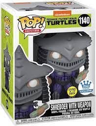 Funko Pop! Movies: Teenage Mutant Ninja Turtles (TMNT) - Shredder With Weapon (Glow in the Dark) (Funko)