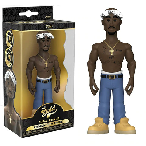 Funko: Tupac Shakur Gold 5-Inch Premium Vinyl Figure