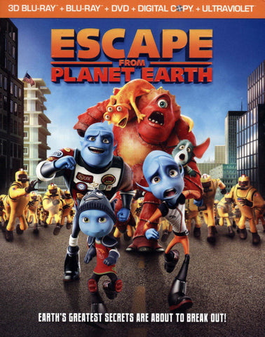 Escape From Planet Earth [Blu-ray 3D/Blu-ray/DVD]