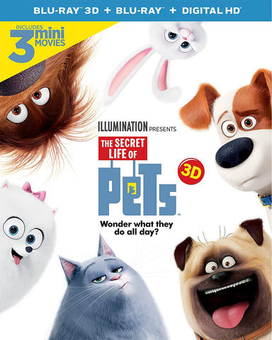 Secret Life Of Pets [Blu-ray 3D/Blu-ray]