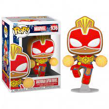 Funko Pop! Marvel: Holiday- Captain Marvel