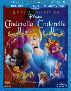 Cinderella II: Dreams Come True / Cinderella III: A Twist In Time [Blu-ray/DVD]