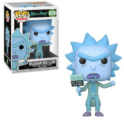 Funko Pop! Animation: Rick and Morty - Hologram Rick Clone