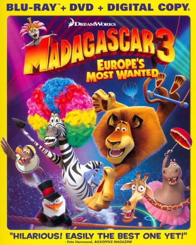 Madagascar 3: Europe's Most Wanted [Blu-ray/DVD]