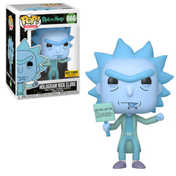 Funko Pop Animation: Rick & Morty - Hologram Rick Clone (Hot Topic)(GITD)
