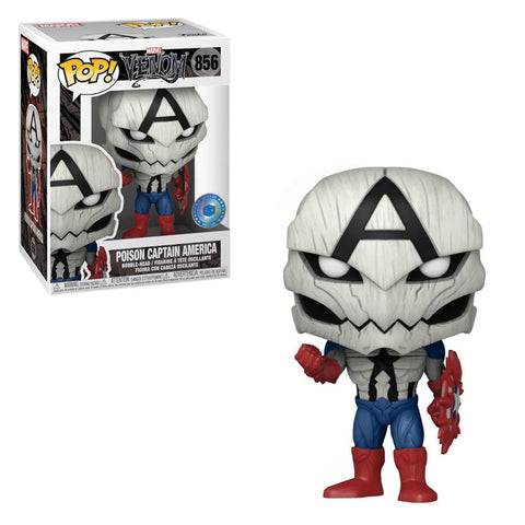 Funko Pop!  Marvel: Venom - Poison Captain America (Pop In  A Box)